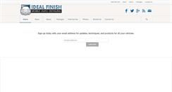 Desktop Screenshot of idealfinish.com